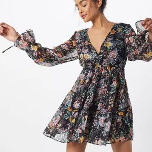 Free People Closer To The Heart Dress Floral Motif